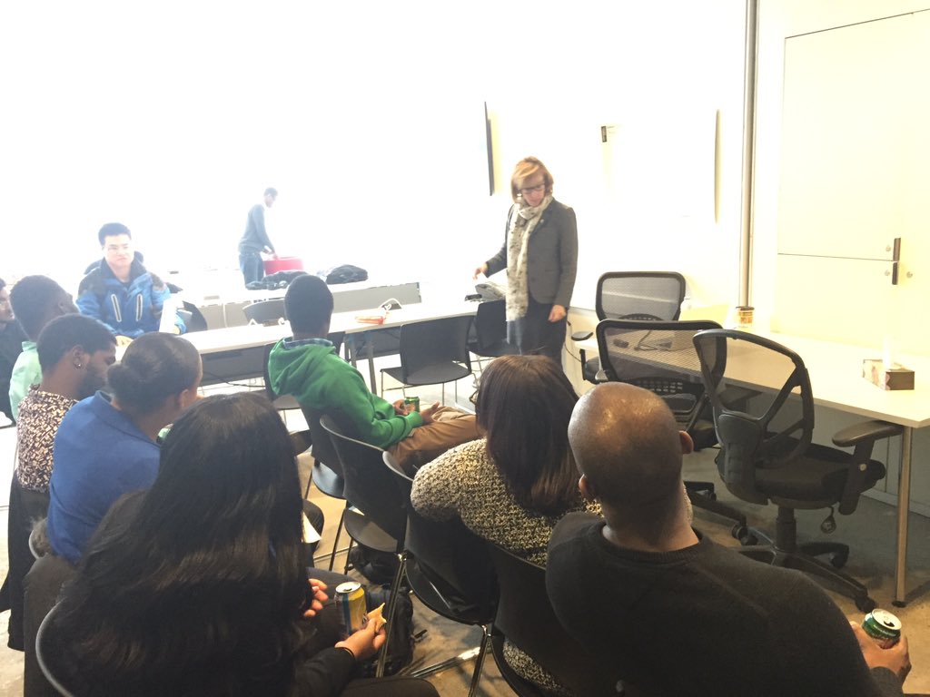 ACCELCC's tweet photo. @JenMcIlroy now presenting her Networking Workshop for today's Lunch and Learn at the #accelzone @CentennialEDU https://t.co/RrCos4AmEk