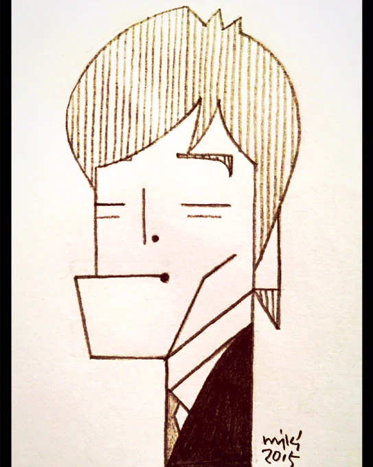 陣内智則。
#陣内智則 #似顔絵 