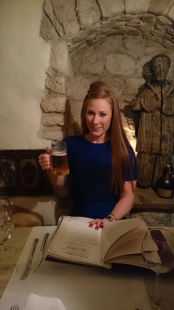 TreacleTory's tweet photo. @Pod_Aniolami Had a fab birthday meal on Saturday. Food was gorge. #Poland #Krakow #SaltMine #Auschwitz #Hubby❤️ https://t.co/DN4LS3u8wv