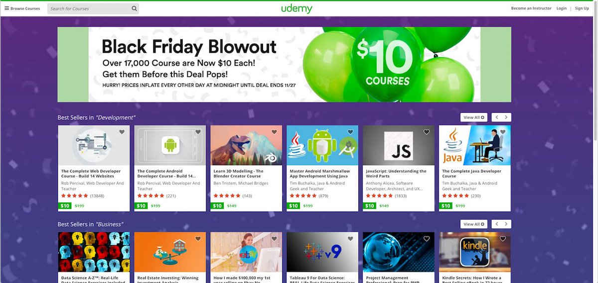 css3tips's tweet image. $10 Course Deals via @udemy - goo.gl/qUDo3p Learn #CSS, #Web, #App, #ux design &amp;amp; development #BlackFriday