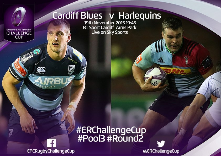 ChallengeCup_'s tweet image. . @cardiff_blues v @QuinsRugbyUnion match preview #ERChallengeCup #Pool3 #Round2 ow.ly/UNHTX