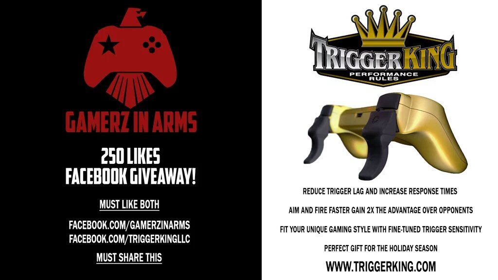GIA_GreaseBeats's tweet photo. #Giveaway
Road to 250 Facebook likes!
https://t.co/K9PXIytmtD
#GamerzInArms #TriggerKing https://t.co/5Ol3JKctNq