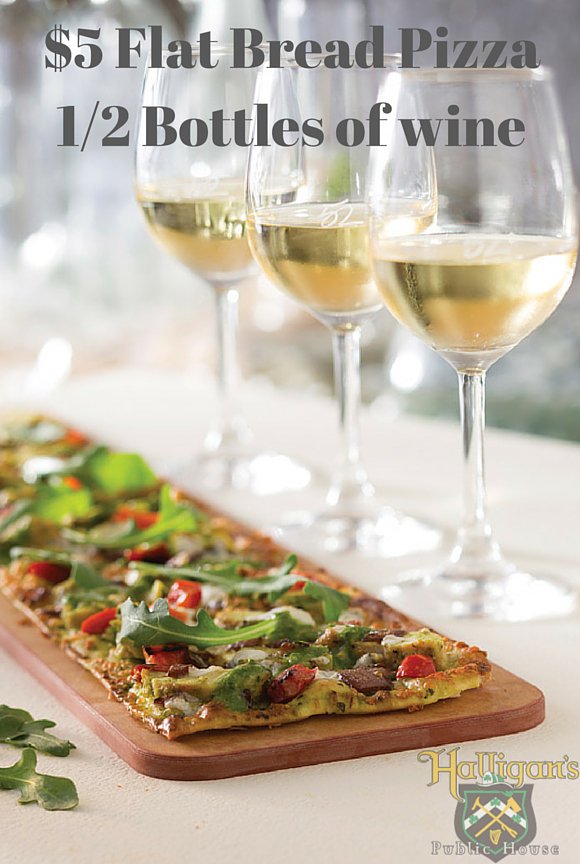 Halligans_House's tweet photo. We love Wednesday! So should you! #Flatbreadpizza #wine #WineWednesday #humpday #wilmingtonnc #wrightsvillebeach https://t.co/QxIZJt4JMg