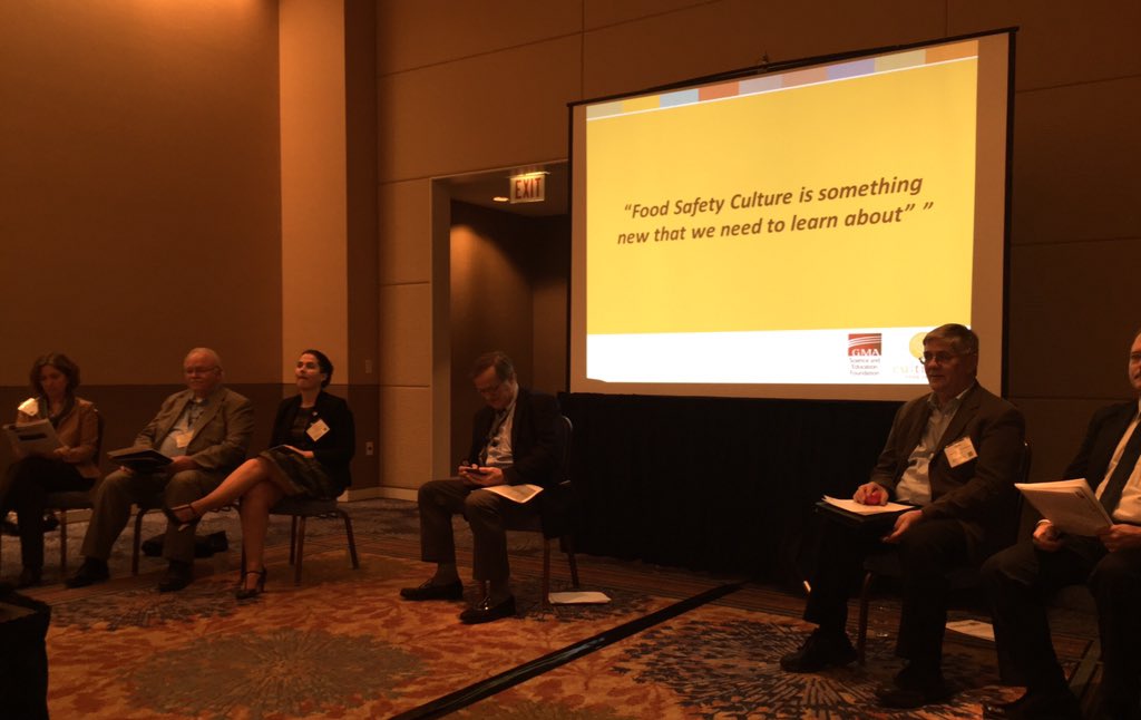 frankyiannas's tweet photo. Food Safety Culture in debate at #2015FSC. Is it truly an emerging subset of food safety or just spin? You decide. https://t.co/Ou1yTApUyD