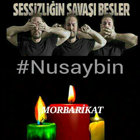 SESSİZLİĞİN SAVAŞI BESLER !
NUSAYBİNE SES VER !
NUSAYBİN KATLEDİLİYOR !
#NusaybineSesVer 
#NusaybinUnderAttack