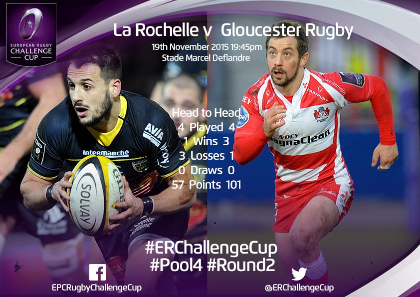 ChallengeCup_'s tweet image. Match preview:  @ASRofficiel  v @gloucesterrugby #ERChallengeCup #Pool4 #Round1