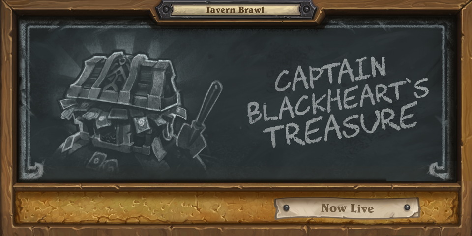 Image result for Captain Blackheart's treasure hearthstone