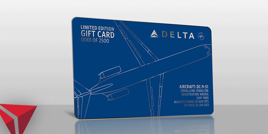 Purchase our Limited Edition Gift Card a rare gift made from a retired DC-9. Terms Apply. https://t.co/ml8e71WT5R Purchase our Limited Edition Gift Card a rare gift made from a retired DC-9. Terms Apply. https://t.co/ml8e71WT5R