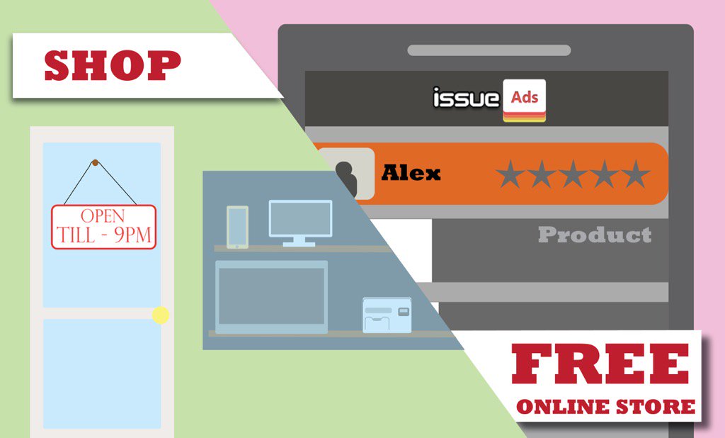 issueads's tweet image. Create Free Online store on issueads.com