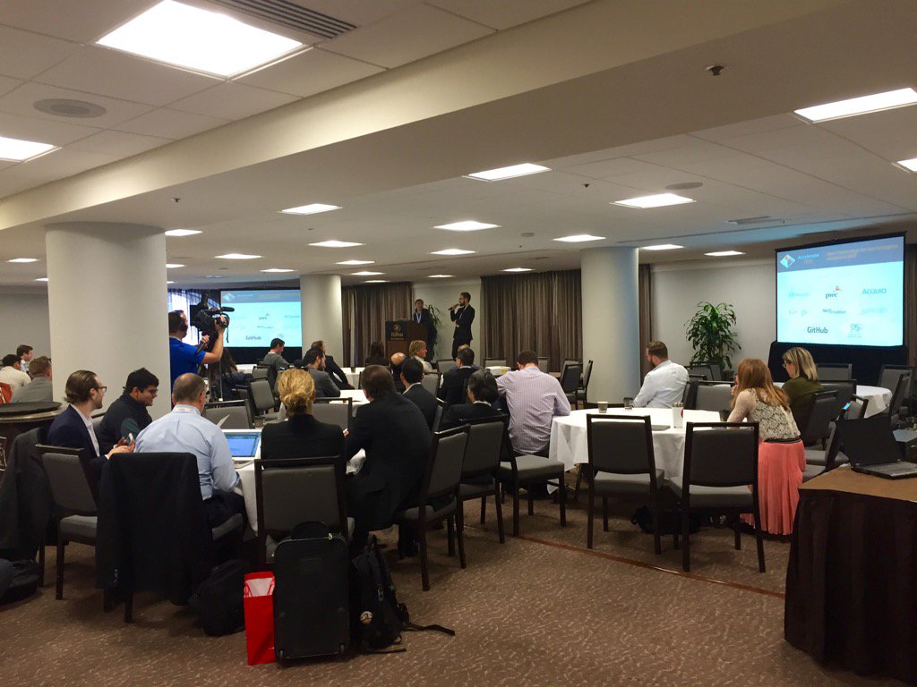 Appnovation's tweet photo. @to takes the stage @Appnovation #OSAccelerate15 "There's a tremendous amount of opportunity for the enterprise" https://t.co/UQ3uIjjB4W