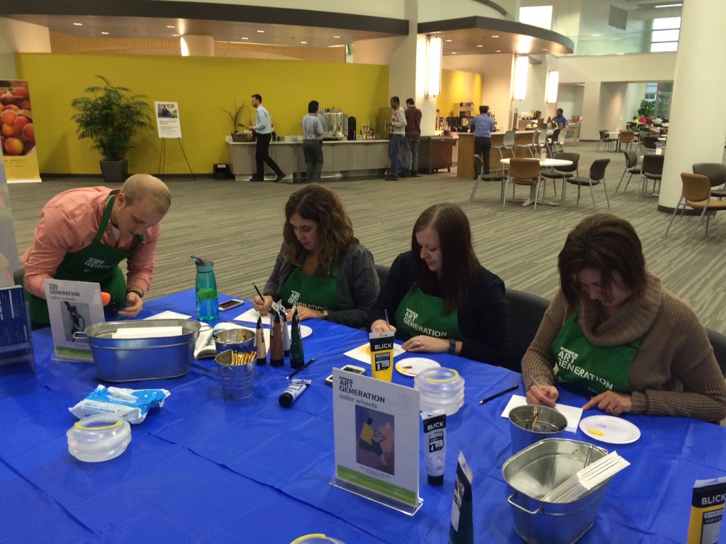 bdmattke's tweet photo. Team fun!❤️ my team #kohlsartgeneration #lifeatkohls https://t.co/C8E17icWdE