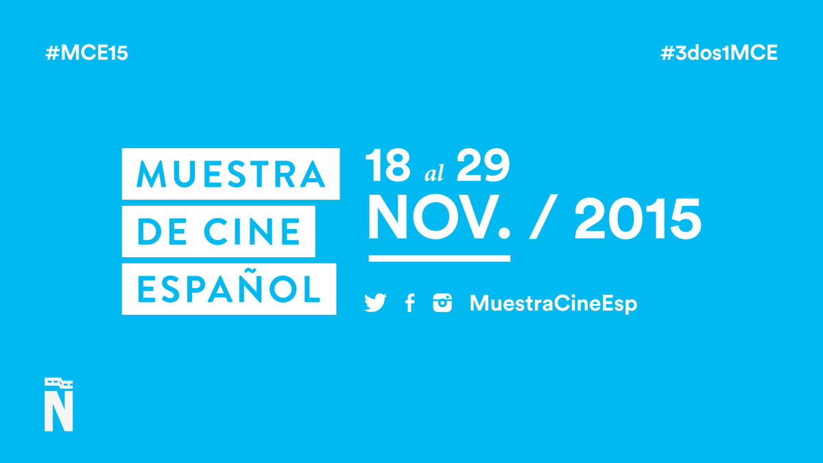 MuestraCineEsp's tweet photo. ¡Te esperamos hoy y mañana en la #MCE15 para que disfrutes de lo mejor del cine español! #3DOS1MCE https://t.co/9M8m6BpPyS