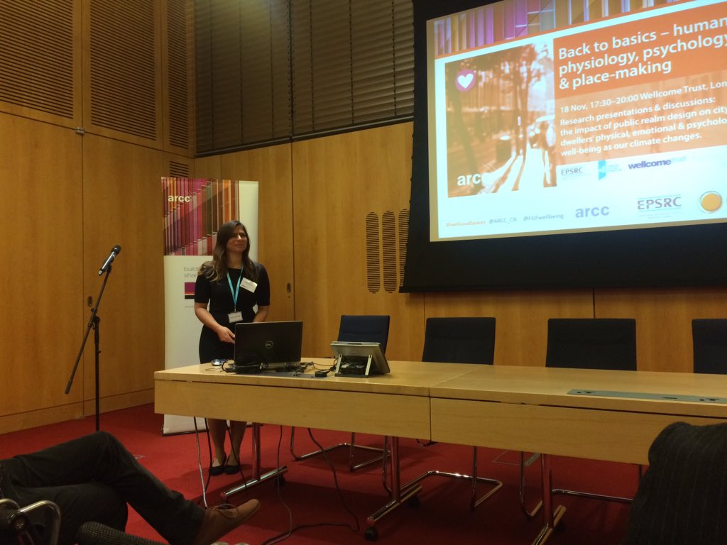 FGFwellbeing's tweet image. The brill @turner_briony is introducing #feelgoodspaces series that is kicking off w tonight&apos;s event @welcometrust.