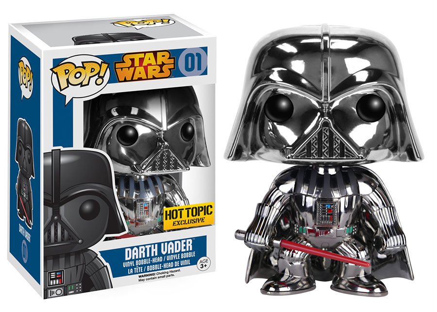 OriginalFunko's tweet photo. RT &amp; follow @OriginalFunko for a chance to win a @HotTopic exclusive chrome Darth Vader Pop! https://t.co/oyMUaAY7q2
