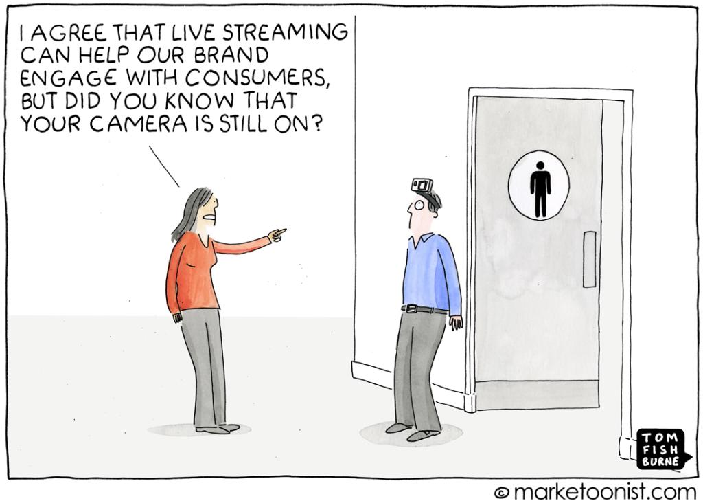 1to1Media's tweet photo. Always be sure your live stream narrative has value. #Streamworthy #Humor via @TomFishburne  https://t.co/VSIM9zDQHY https://t.co/no7P4mpirm