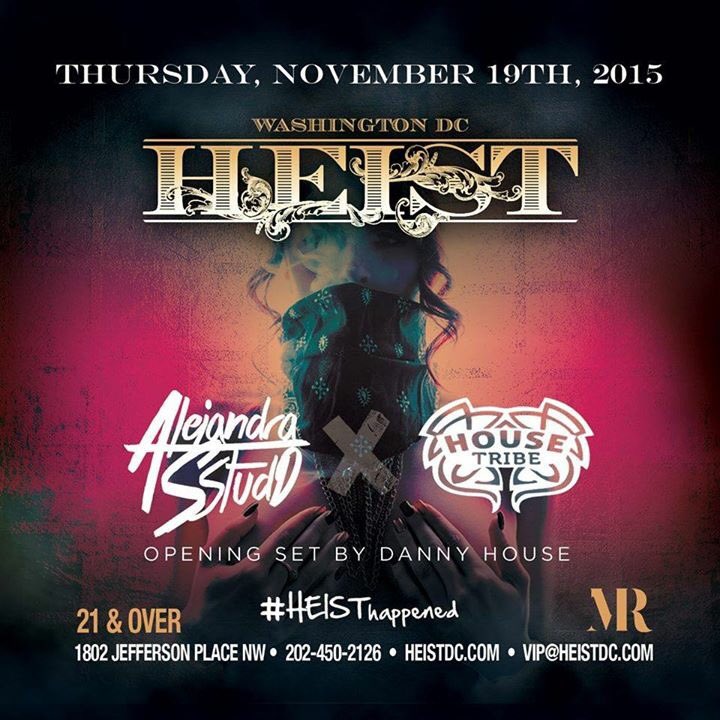 TheHouseTribe's tweet photo. Oh yes people this is happening this weekend Heist and Sax lounge DC. Who is ready to party!!!!!!#heisthappened https://t.co/r6Ii6rGobR