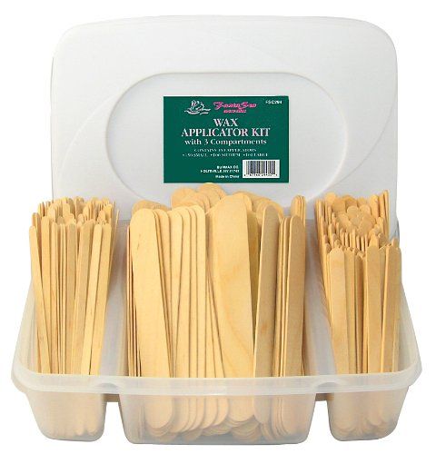 Contains 150 small, 100 medium and 100 large wood wax applicators in a handy storage case! omkt.co/AAGMs8