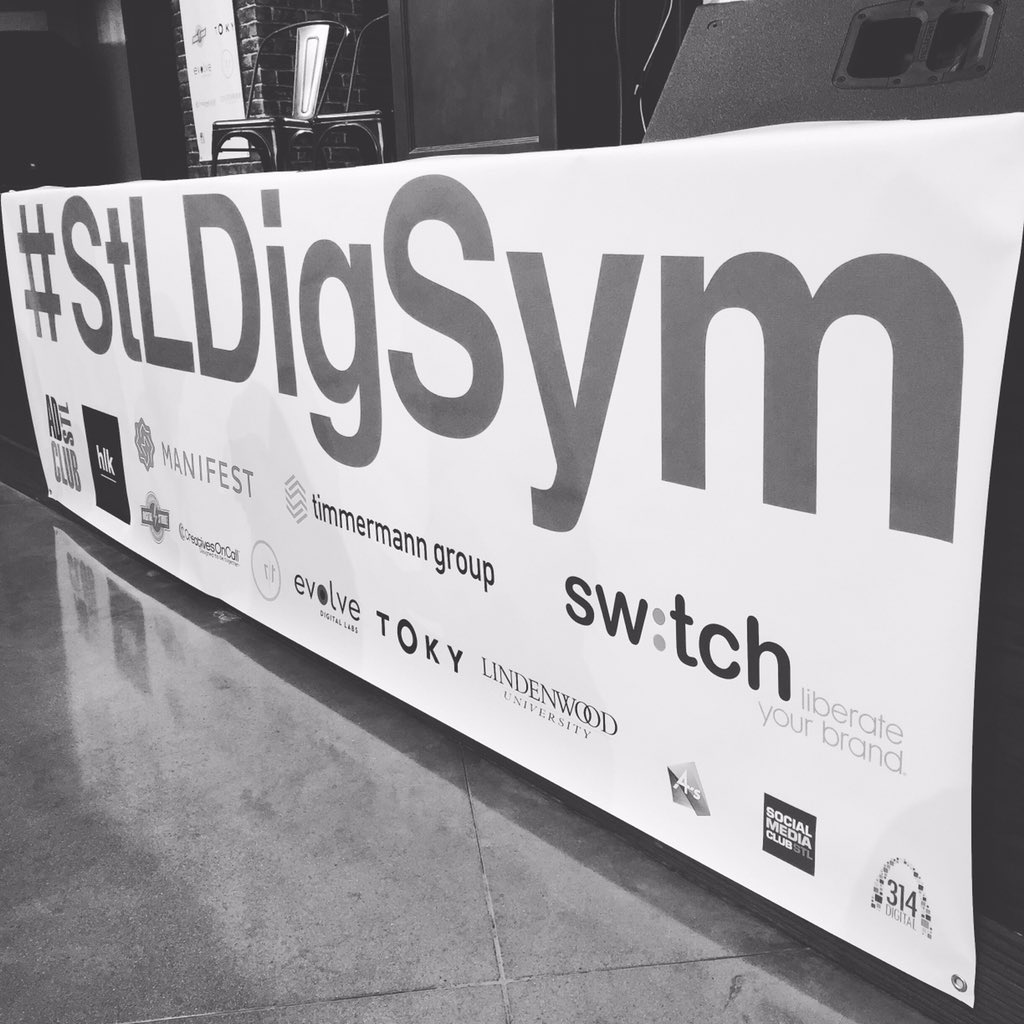 heyginastl's tweet photo. Getting ready for the #stldigsym #stldigital #digitalmarketing #socialmedia @socialmediaclub @314Digital #adclubstl https://t.co/JZtc68v9Lt