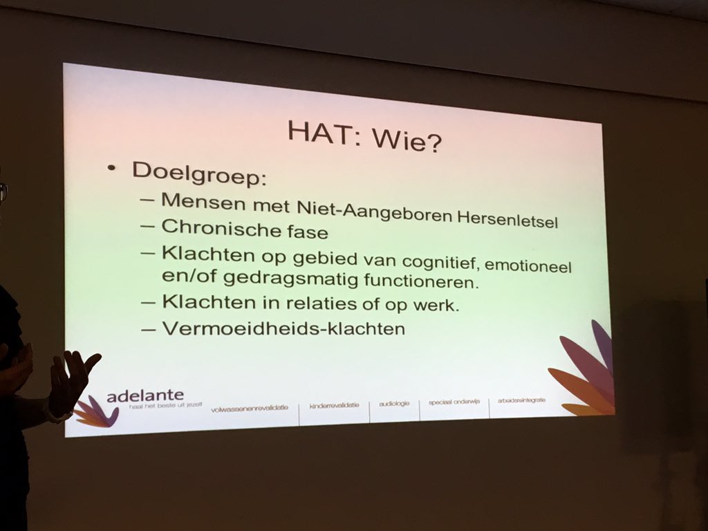 CarrolTerleth's tweet photo. Hersenletsel Adviesteam (HAT) is een middel voor huisartsen om hersenletsel #nah in kaart te brengen #Adelantezorg https://t.co/ncpnmzVawY