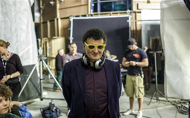   Wishing a very happy birthday to the showrunner himself, Steven Moffat!  Sonic sunglasses?!? 