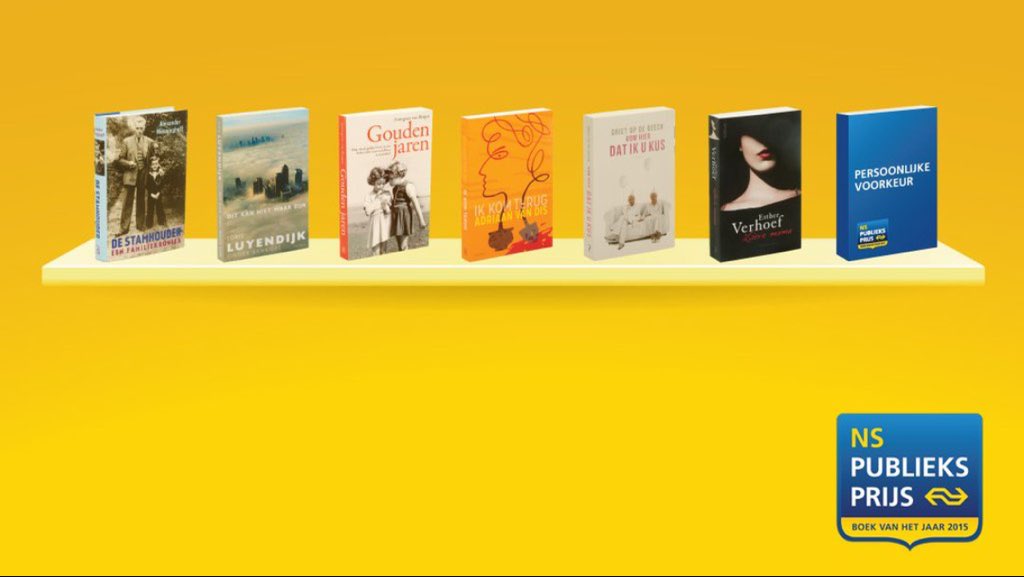 Winnaar #NSpublieksprijs 2015 is @jorisluyendijk  - Dit kan niet waar zijn. Van harte!