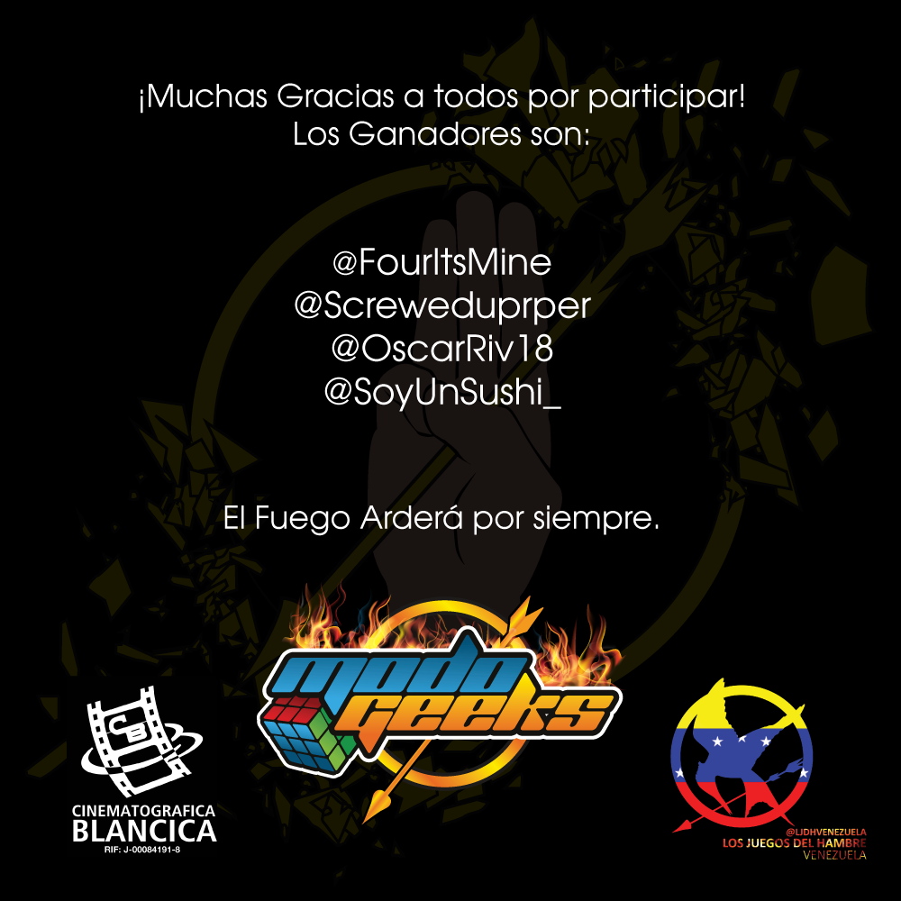 ModoGeeks's tweet photo. Y con ustedes, ¡los ganadores de la trivia #ModoTributo! @FourItsMine @screweduprper @OscarRiv18 @SoyUnSushi_ https://t.co/rMkbuhKRFy