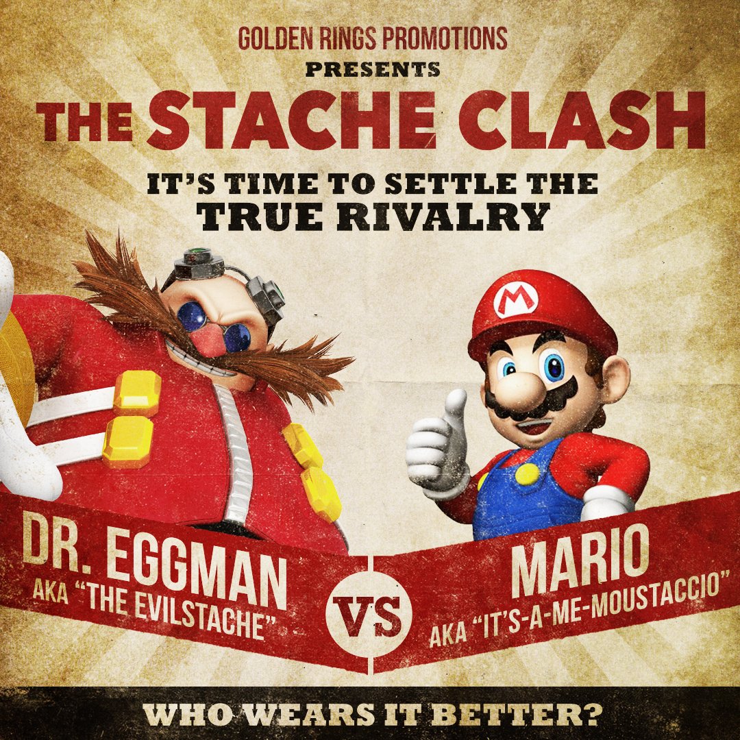 Two men. Two mustaches. The #Movember battle has begun! @NintendoAmerica