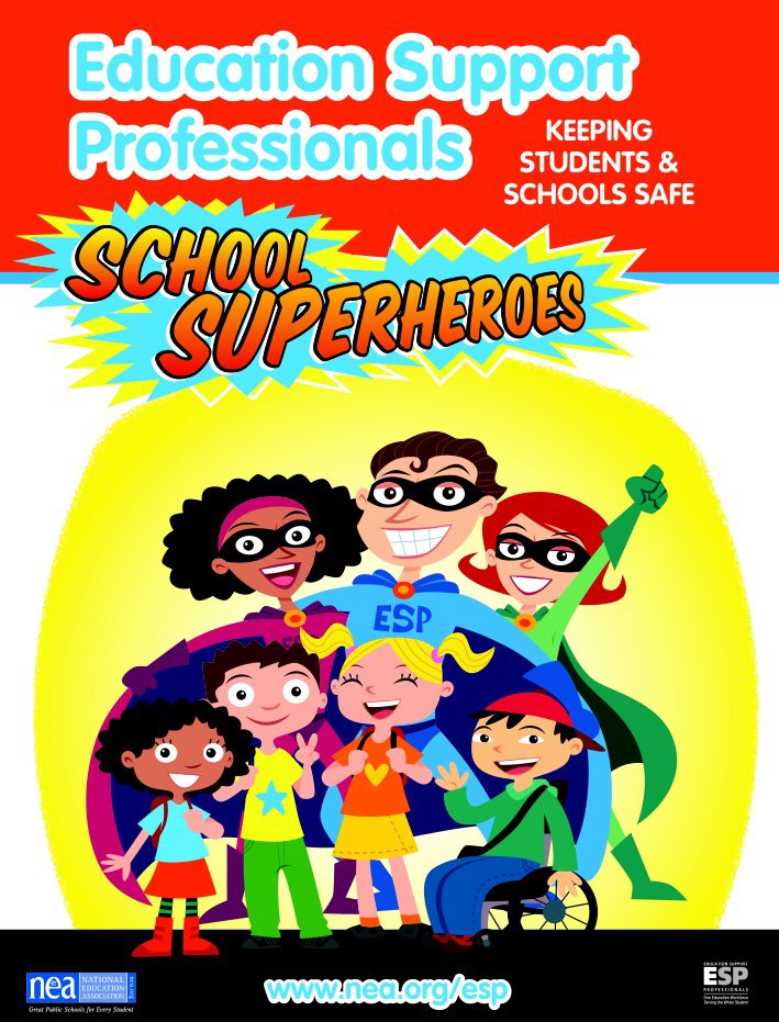 eea4teachers's tweet photo. The true school superheroes are our support professionals! Thanks for everything you do for our schools! #aew2015 https://t.co/I7FVtFJWTL