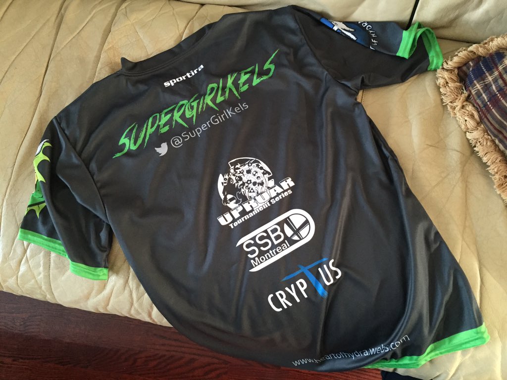 SuperGirlKels's tweet photo. #SneakPeak Official HoH Jerseys came in! Premiere at #SmashIntensifies special thanks to:  @CryptusStudios  ! https://t.co/Fwm1wuUsmM