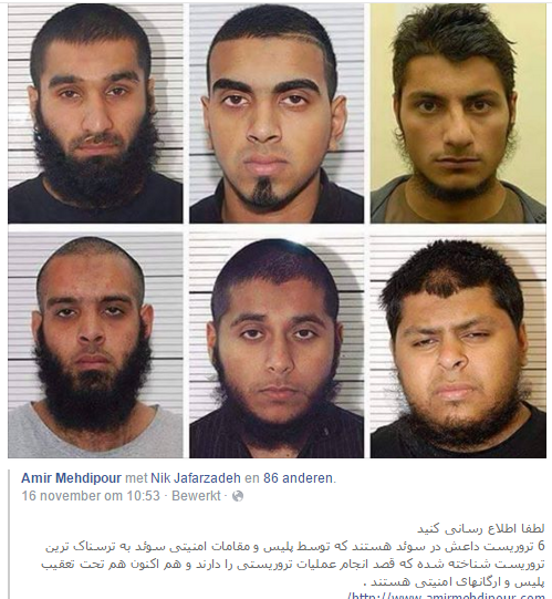 Utfrystt's tweet photo. swedish police is looking for these #ISIS members in sweden , if anybody saw these Parasites plz inform the #police https://t.co/bICeHQnTtu