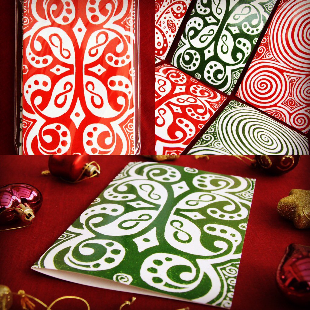 Hate to say the c-word in Nov but these Xmas cards w/a Celtic twist are now in my etsy shop: etsy.com/uk/listing/256…