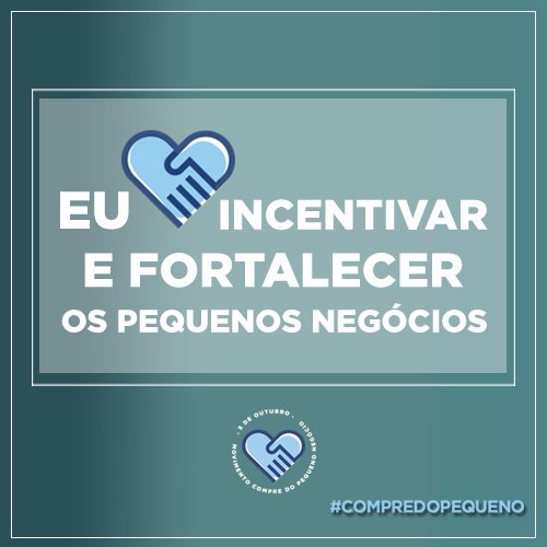 compredopequeno's tweet photo. Mais do que comprar um produto, vocês consumidores estão ajudando no desenvolvimento do país #compredopequeno https://t.co/kKyZFrZPPt