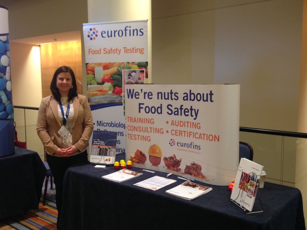 eurofinsusfood's tweet photo. Stop by booth #109 to discuss your food safety needs at the Food Safety Consortium! #FSC2015 @FoodSafetyTech https://t.co/3UHD0IlB2J