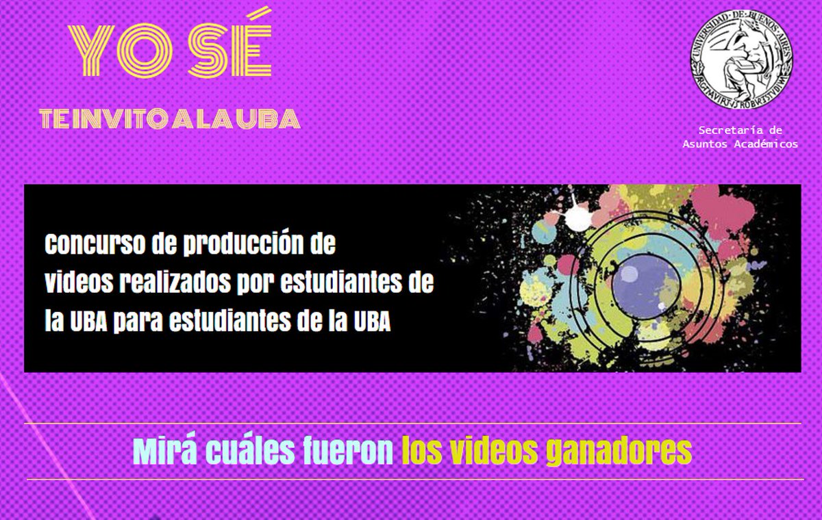 YoSeUBA's tweet photo. ¡Aplausos para los ganadores del concurso #YoSeUBA! Conocelos acá: https://t.co/I0nJAkB0iu https://t.co/A7SxI1Hfix