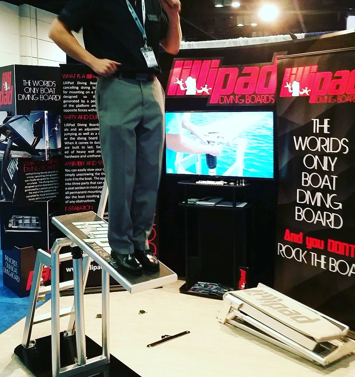 InfinityLWV's tweet photo. You can't have enough fun on a @lillipaddb
Innovative, new product for the marine market.
#MDCE15 https://t.co/idfqj7Pqvz