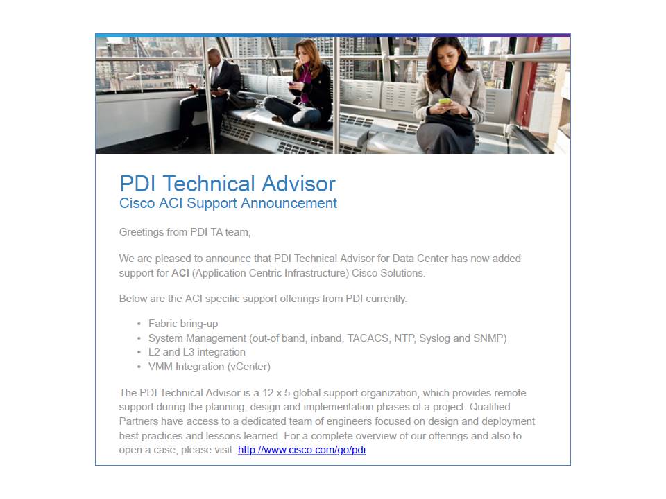 Cisco Pdi On Twitter Pdi Technical Advisors Now Supporting Cisco