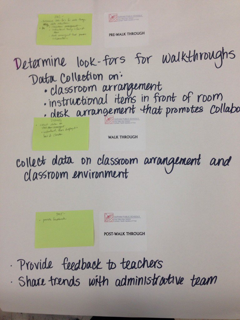DeShawnaGooch's tweet photo. CMS APs not only hosted some DPS PD Day sessions, they rocked the walkthru activity @DPSProfDev #graduatedurham https://t.co/kV7xoUyLv2