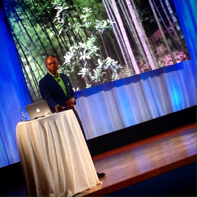 EarMarked2015's tweet image. Thanks @gregbellspeaks for your motivational keynote talk &amp;amp; for teaching us to water the bamboo! #Disney4Cs