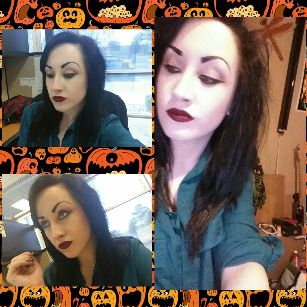 Dagger_dance's tweet photo. Patricia Morrison does a 9-5 or something #me #goth #officecreep https://t.co/TGXVR4fU3B