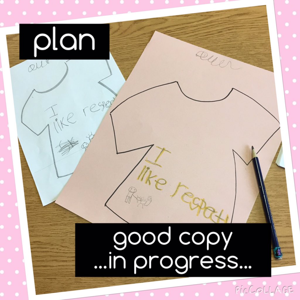 We planned and designed t-shirts for #PinkShirtDay #grade1isfun