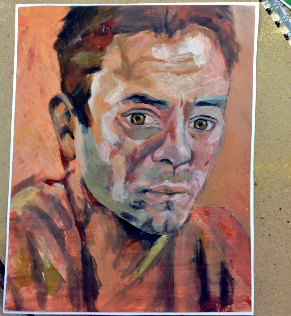 ArtRyedale's tweet photo. Year 10 artist studies. #acrylic #artistresearch https://t.co/6kjkvmLCNG