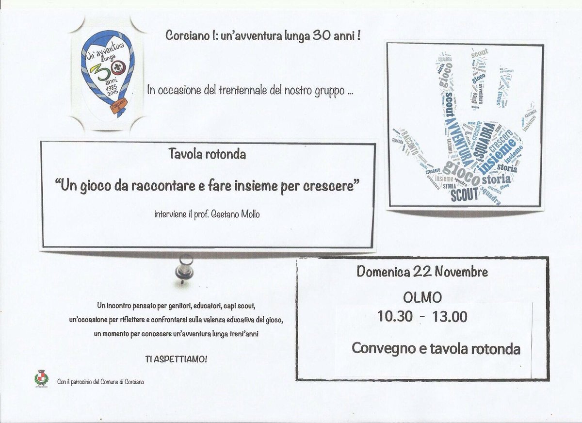 Agesci_Umbria's tweet image. @Agesci_Umbria Tavola rotonda del Corciano @zonaetruria per il 30° del gruppo @agesci ---&amp;gt; bit.ly/1WZrjKE