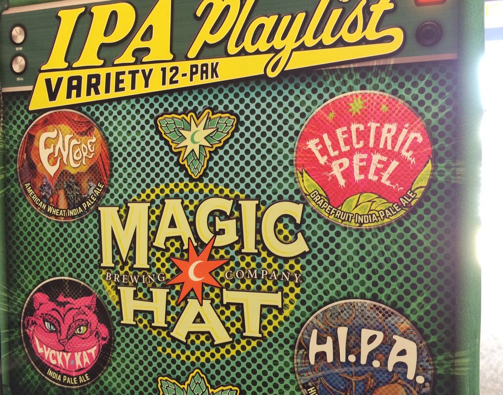 magichat's tweet photo. About to push play on this Playlist. But which one to drink first? #ipaplaylist #craftbeer https://t.co/rJT9MCRjQv