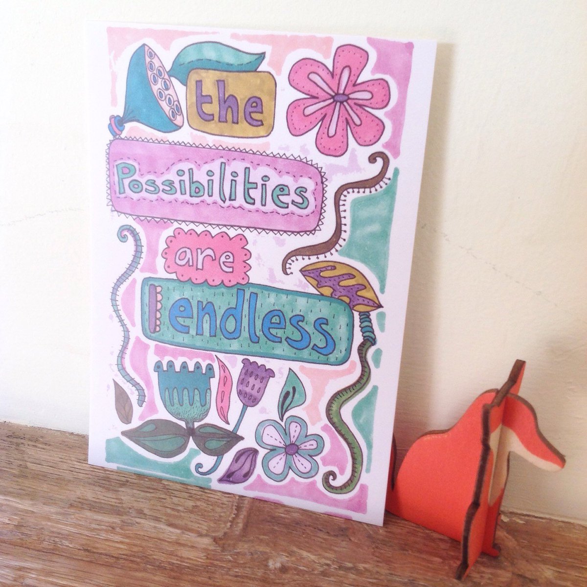 buck_lj's tweet photo. Quote Postcard ~ Colourful Typographic Positive Mini Print Wall Art fo… https://t.co/vBhfhkq3L5 #Etsy #PrintPostcard https://t.co/2fHpI3Bvah
