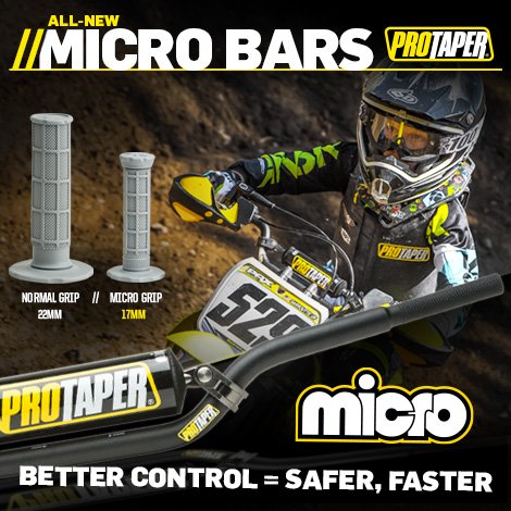 ProTaper's tweet image. #MicroBars are the perfect holiday gift for every little ripper. #ProTaper #moto | goo.gl/0HLdaA