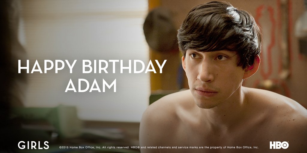 Happy Birthday to our favorite shirtless man on Adam Driver.   