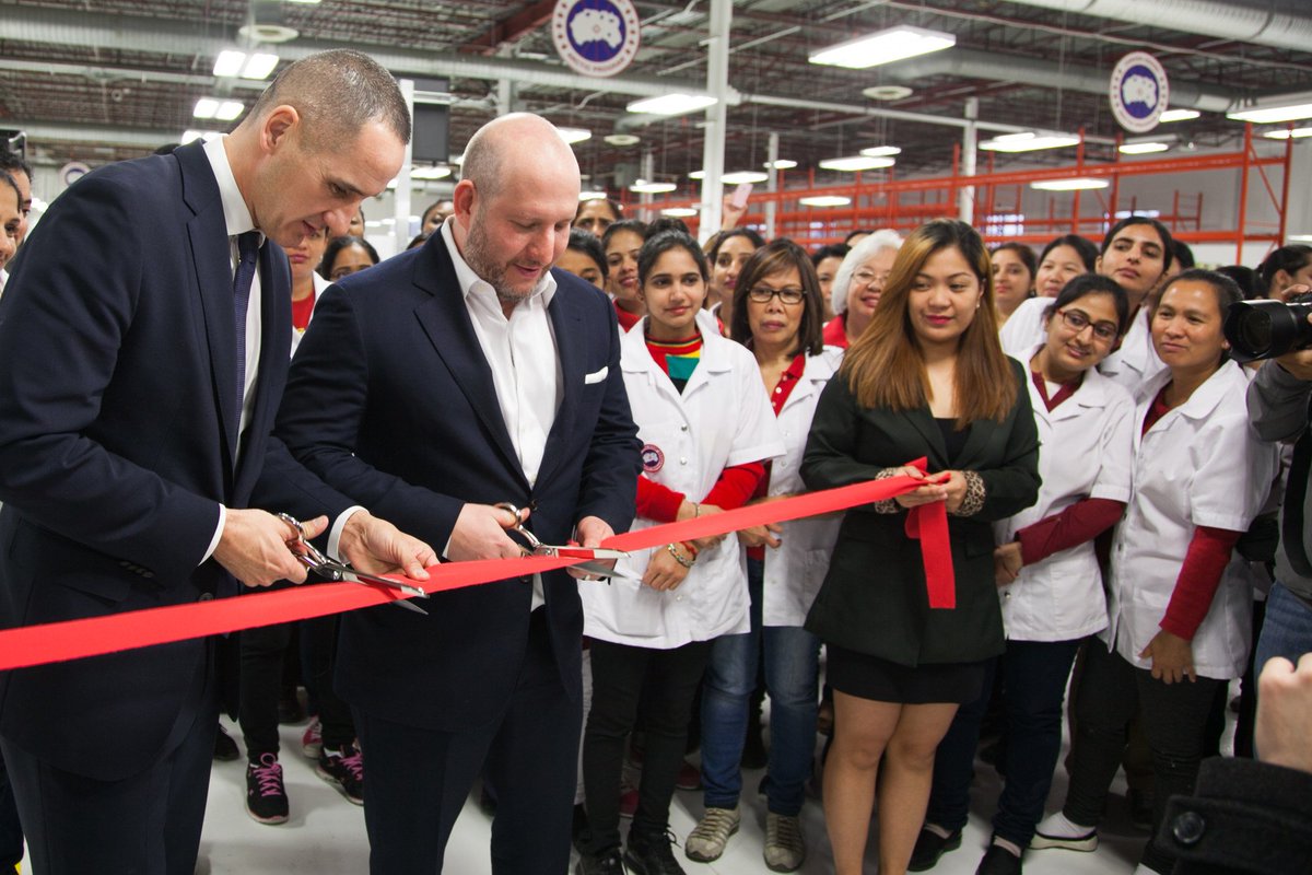 CNWImages's tweet photo. Our photographer covered the opening of @CanadaGooseInc second Winnipeg facility. Info:https://t.co/ATkCn0w2Ft https://t.co/gueUTRRRVy