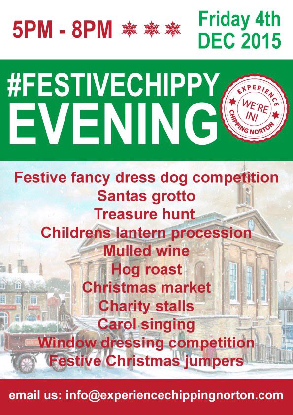 wildatheartwild's tweet photo. Looking forward to our Festive Chippy evening on Fri 4 Dec. #chippyhour #CotswoldsHour @ExperienceCN @tickittyboo https://t.co/81ANJDAW6k