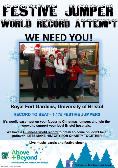 Christmas is coming and we're ready for our BIGGEST event yet, come and join us @Galenicals_Bris <a href="/Bristol_SU/">Bristol SU</a> <a href="/GWR/">Guinness World Records</a>