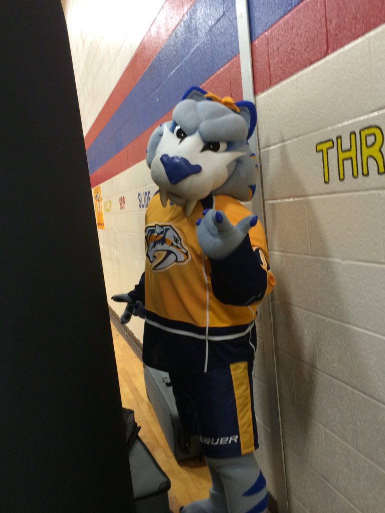 fssdLES's tweet photo. LES has the Nashville Predators in the house! We love math and science! https://t.co/T2bZtXJpNK